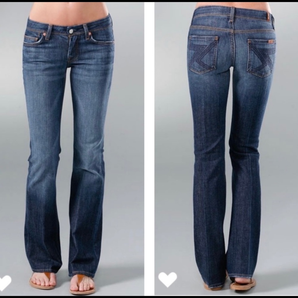 7 for all Mankind Flynt Denim Bootcut size 28.